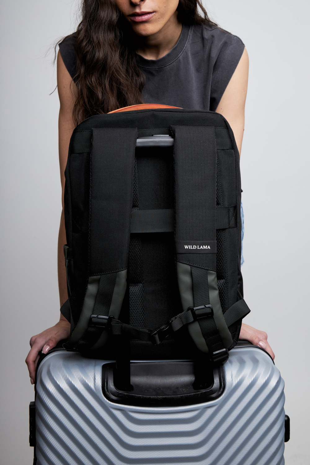 Mochila Travel Baku S Reciclada Verde 21 Lts.