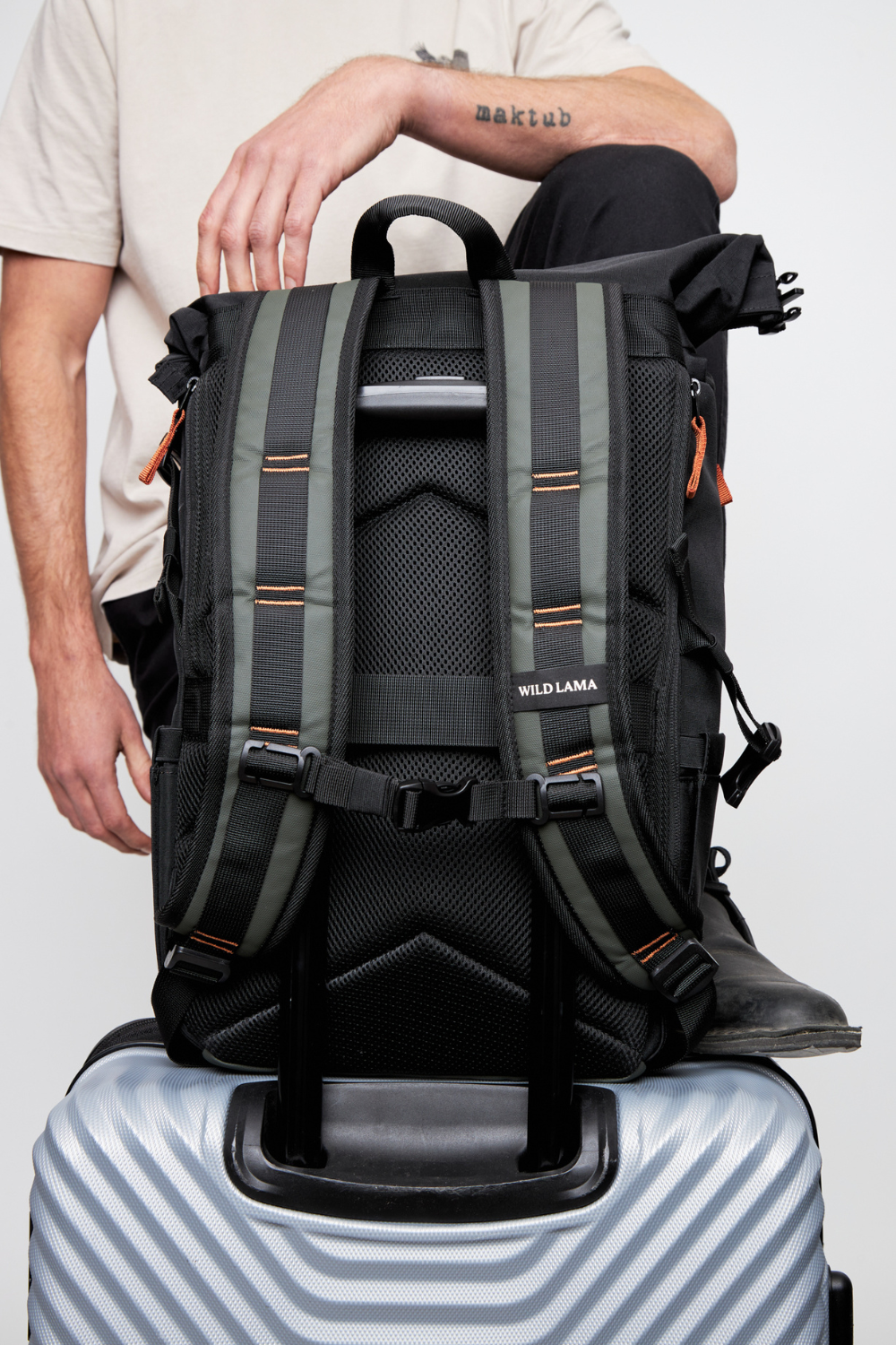 Mochila Travel Oca Reciclada Verde 24 Lts.