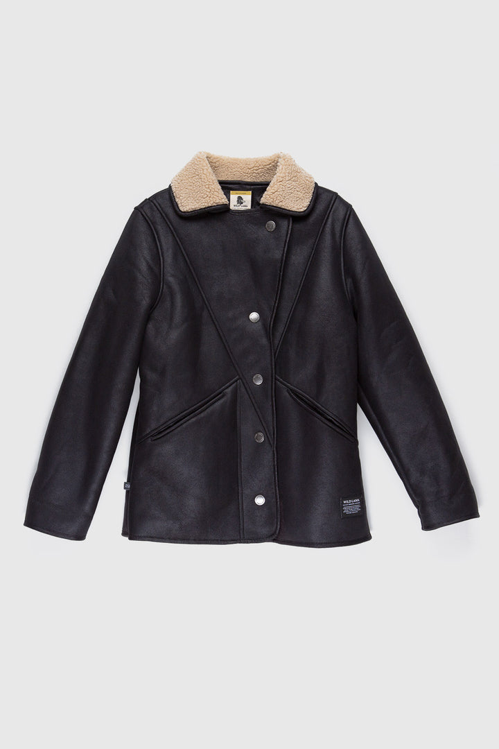 Chaqueta Vigueira Reciclada Negra Mujer