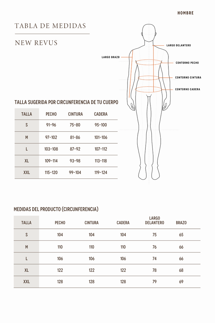 Chaqueta Revus Orgánica Gris Hombre