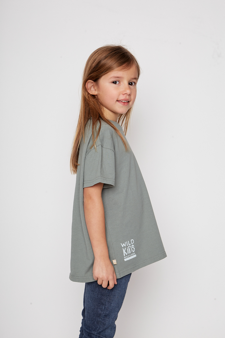 Polera Yagana Orgánica Verde KIDS