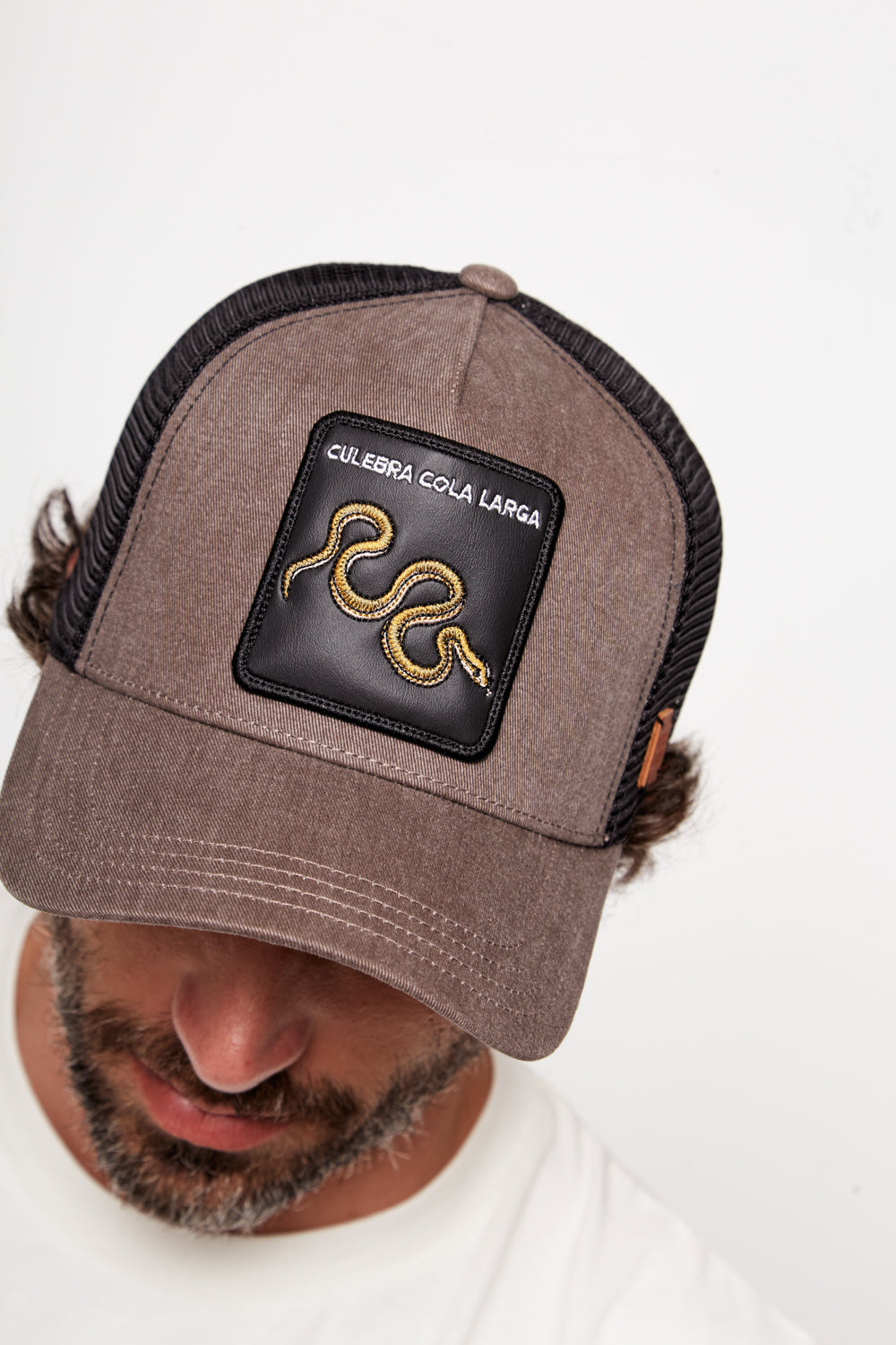 Jockey Culebra Orgánico Café Denim Lavado | Wild Lama