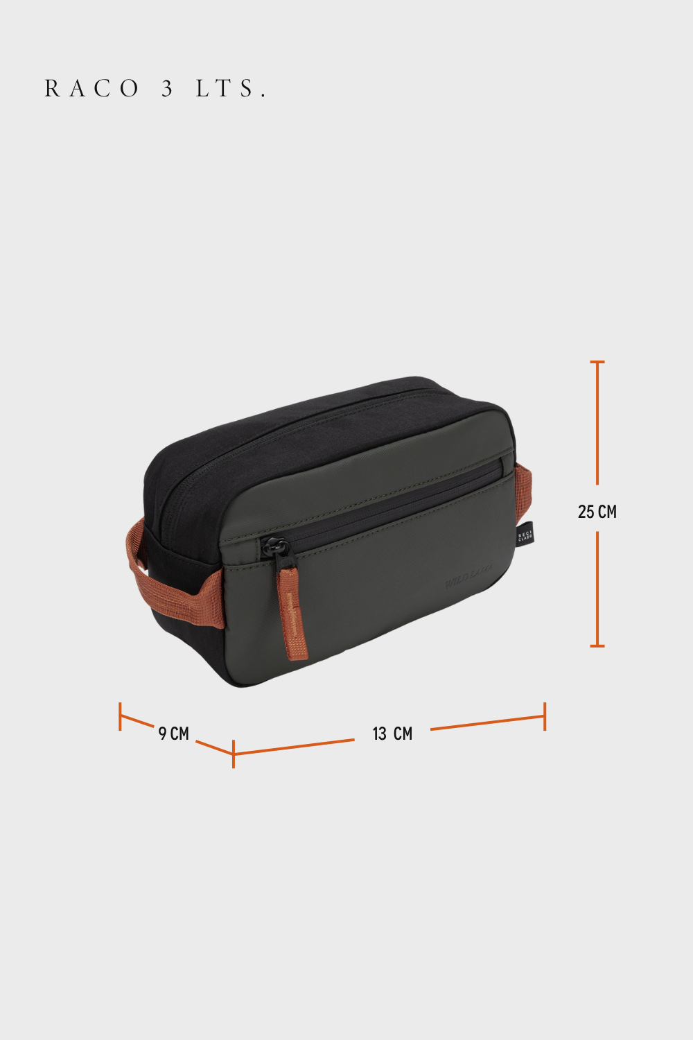 Neceser Travel Raco Reciclado Verde 3 Lts.