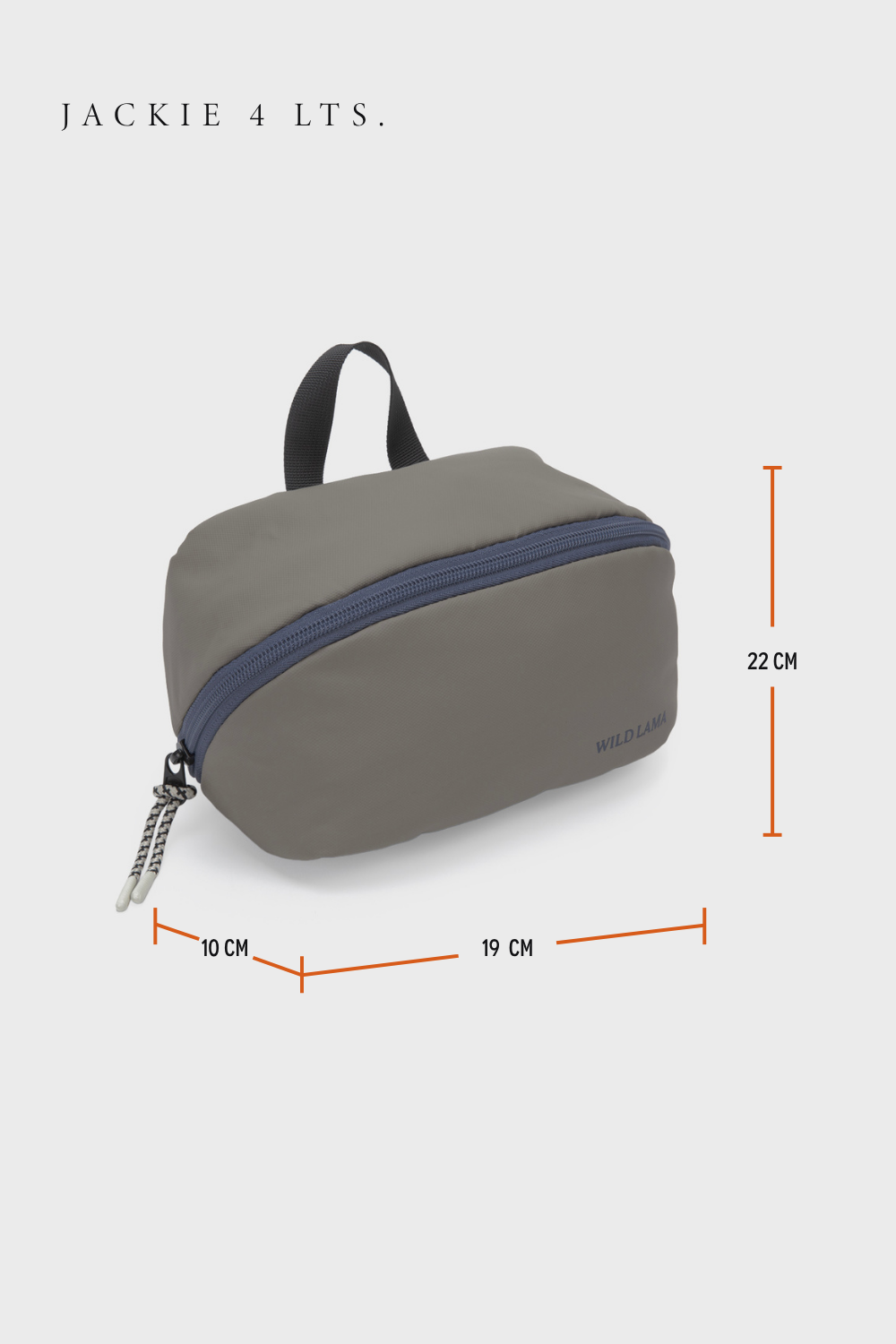 Neceser Travel Jackie Reciclado Beige 4 Lts.