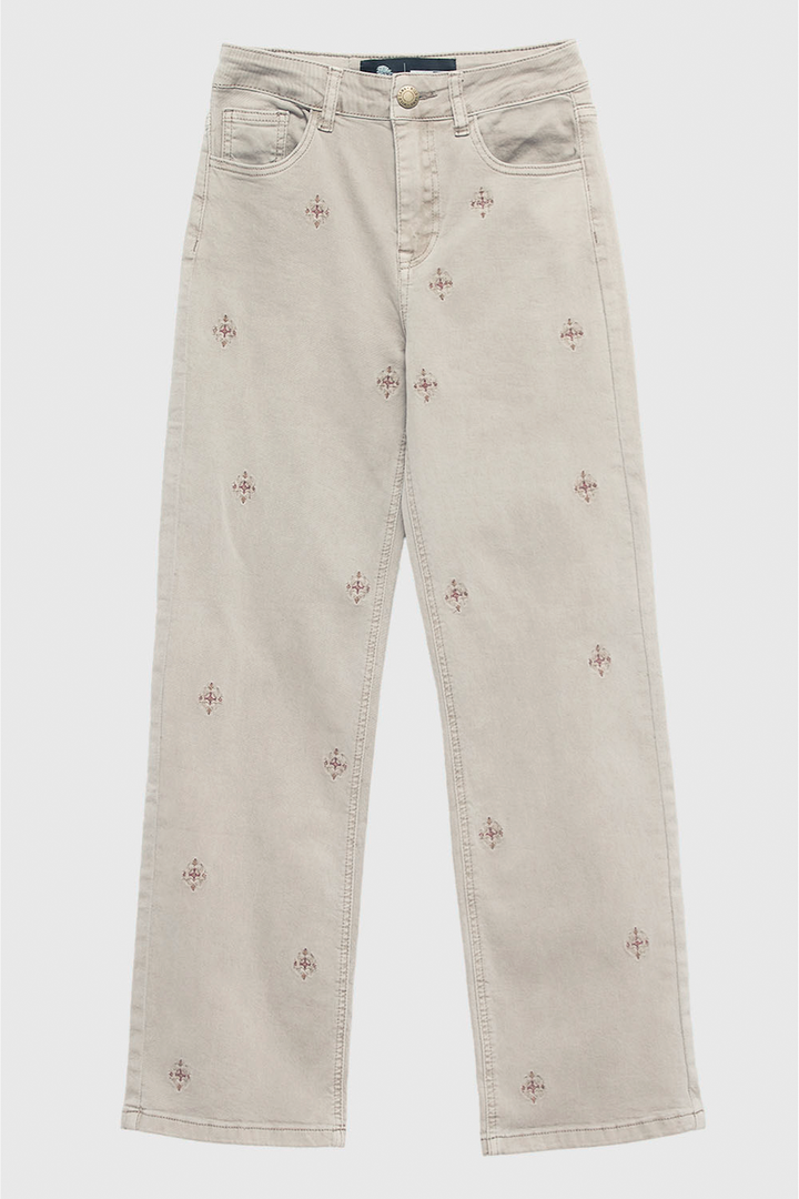 Pantalón Amaru Orgánico Beige Mujer