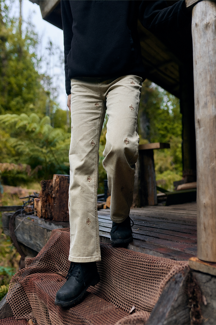 Pantalón Amaru Orgánico Beige Mujer