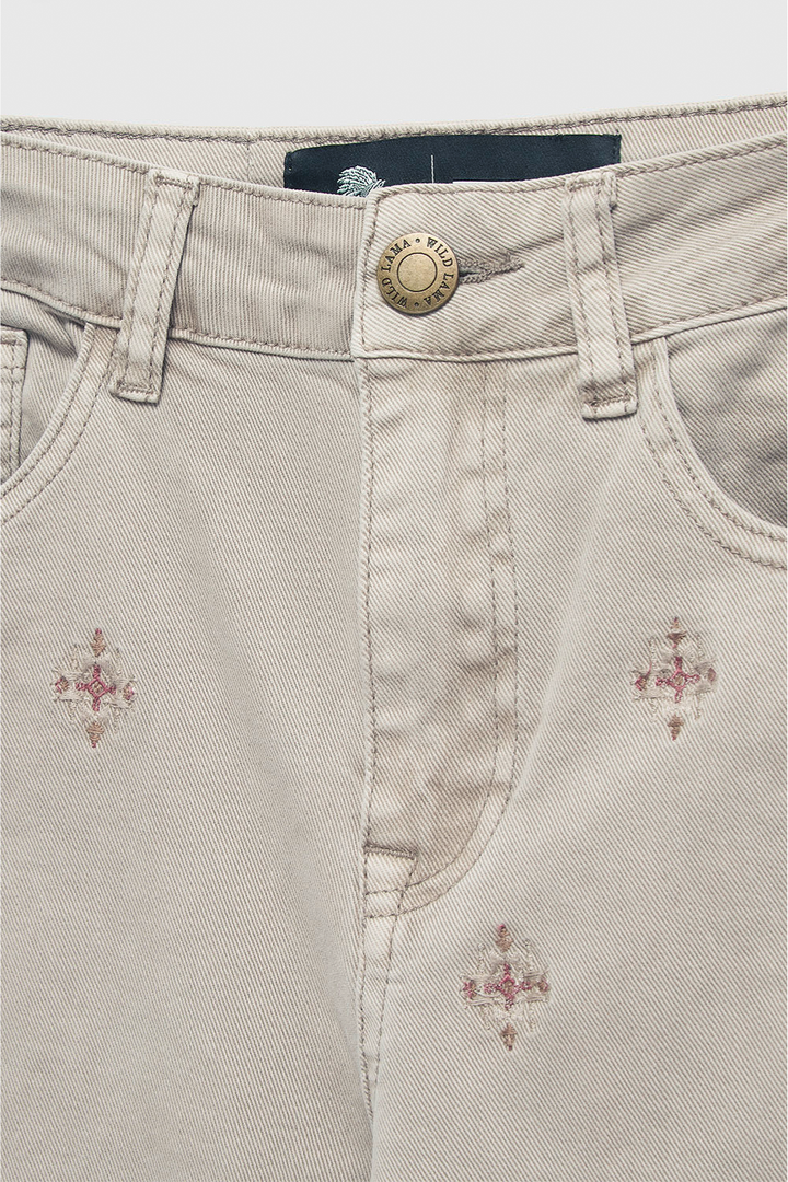 Pantalón Amaru Orgánico Beige Mujer