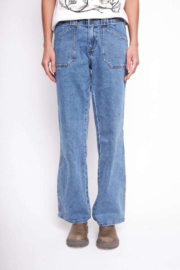 Jeans Aira Orgánico Denim Azul Mujer