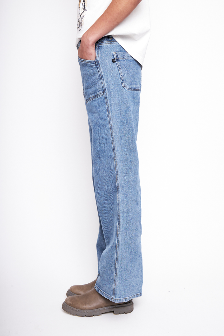Jeans Aira Orgánico Denim Azul Mujer