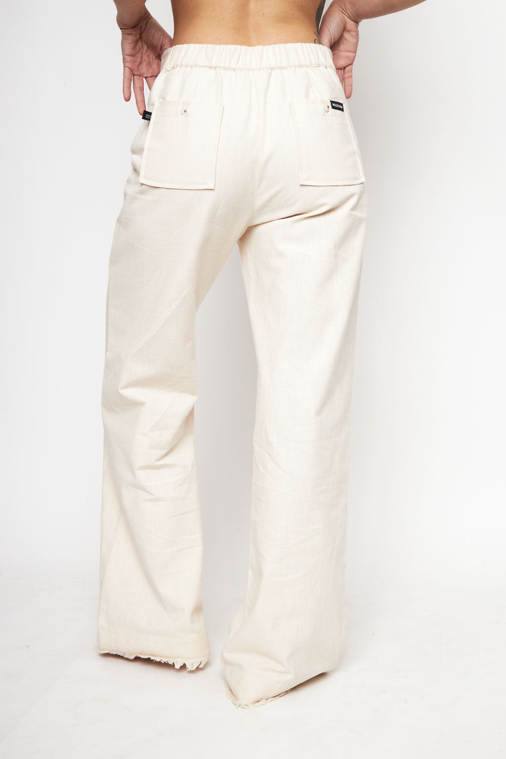 Pantalón Esme Orgánico Beige Mujer