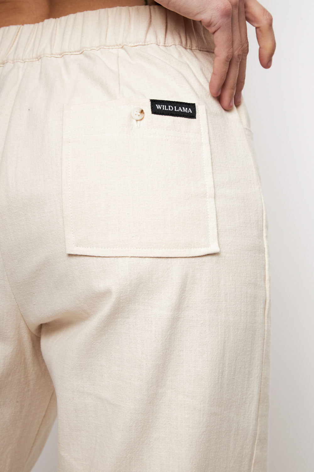 Pantalón Esme Orgánico Beige Mujer