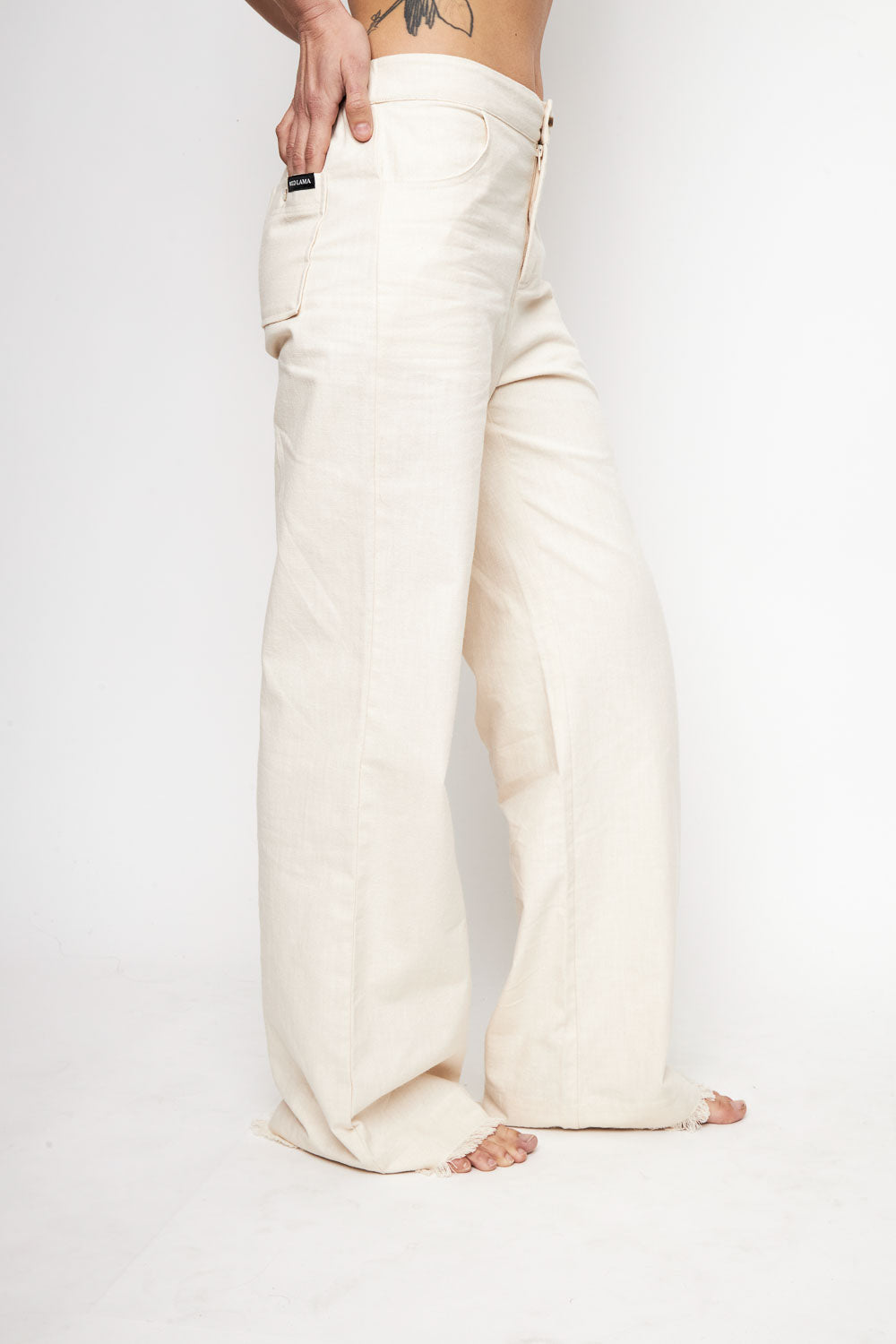 Pantalón Esme Orgánico Beige Mujer