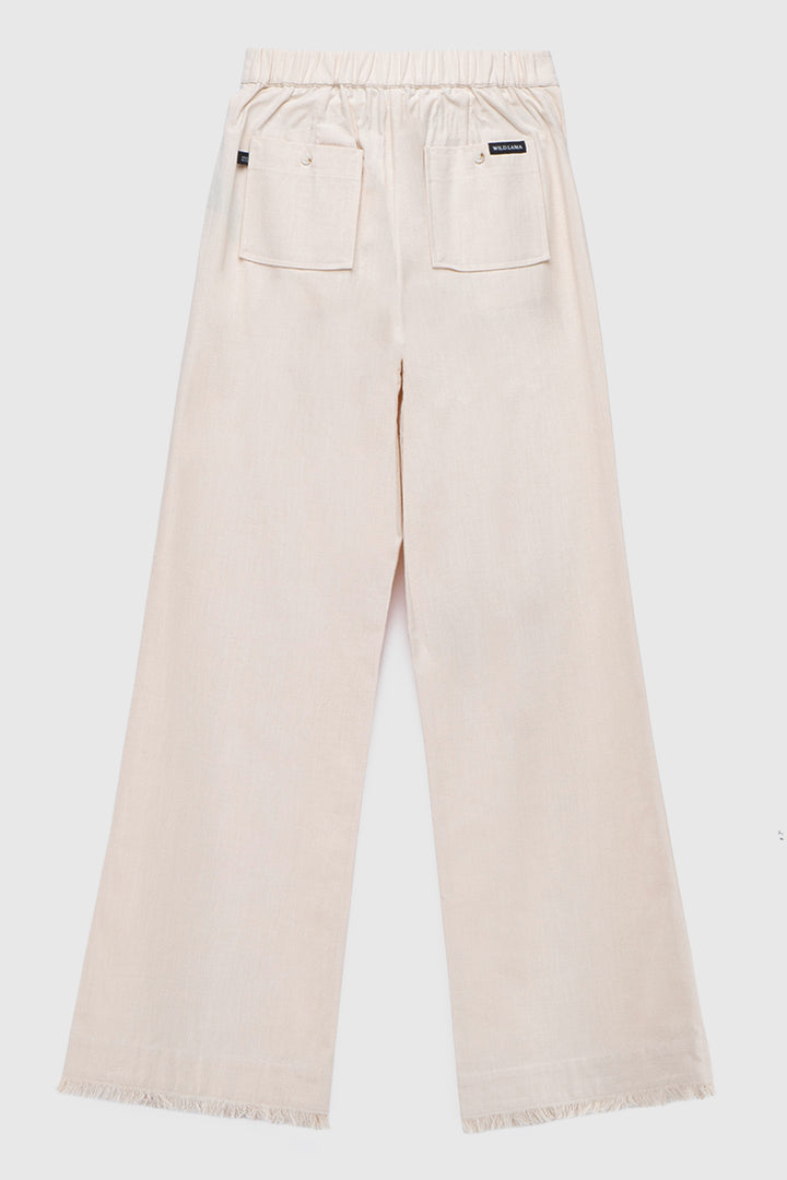 Pantalón Esme Orgánico Beige Mujer