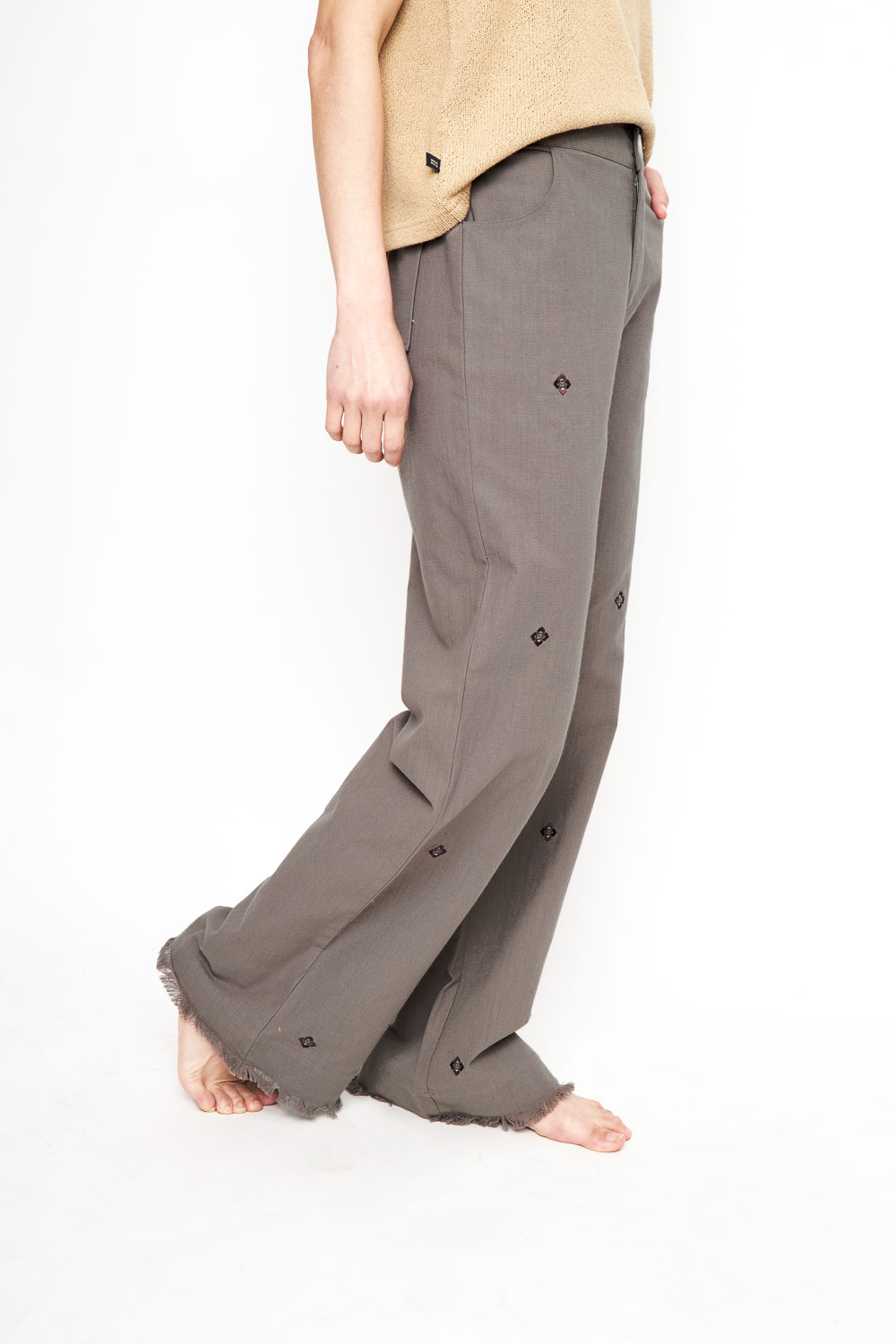 Pantalón Esme Orgánico Café Mujer