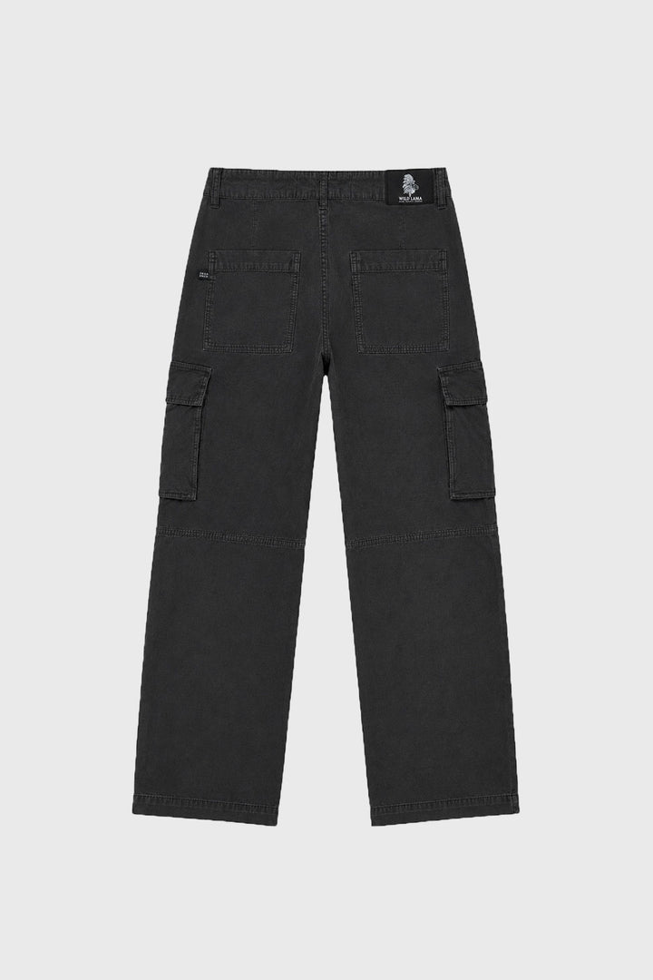 Pantalón Cargo Evan Orgánico Negro Hombre