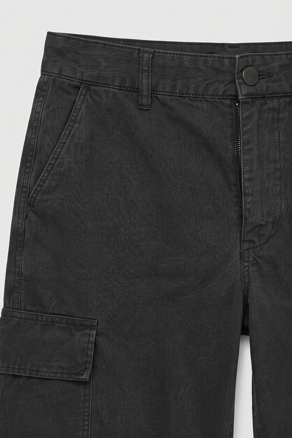 Pantalón Cargo Evan Orgánico Negro Hombre