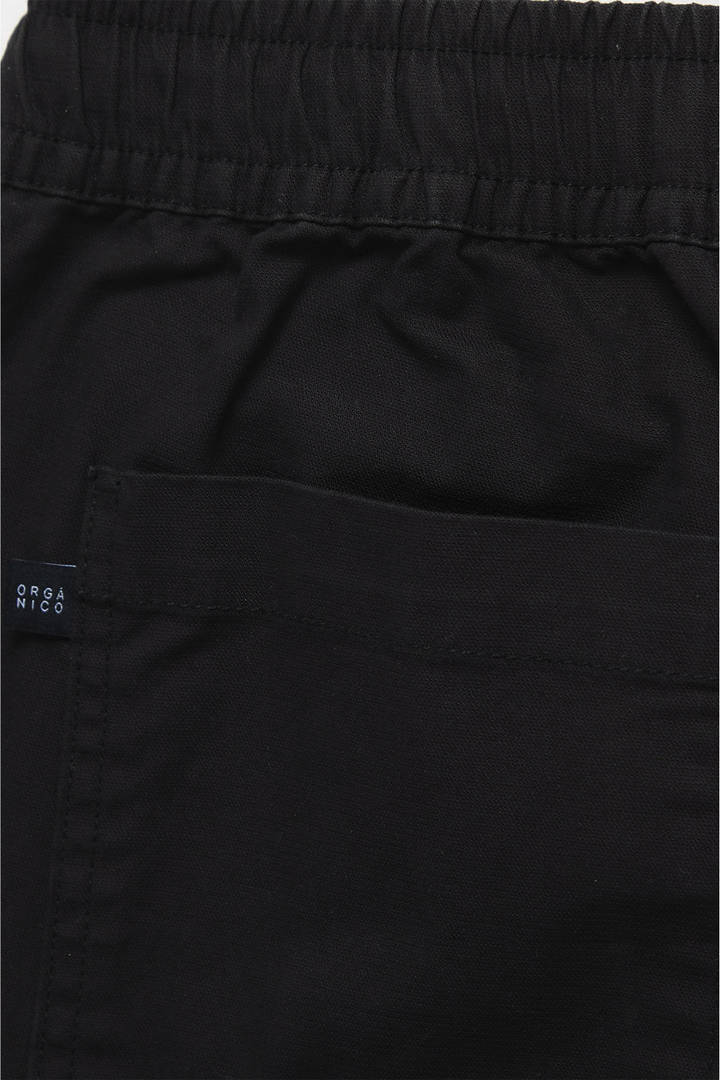 Pantalón Greco Orgánico Negro Hombre
