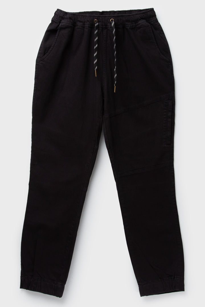 Pantalón Gres Orgánico Negro Hombre
