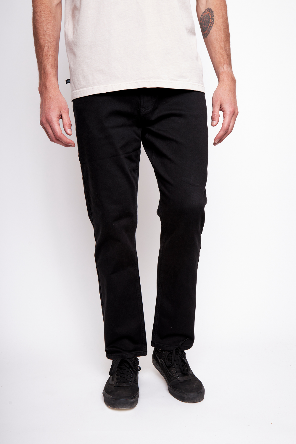 Pantalón Lanz Orgánico Negro Hombre