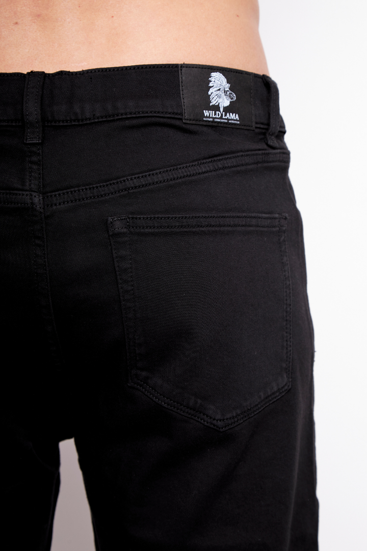 Pantalón Lanz Orgánico Negro Hombre