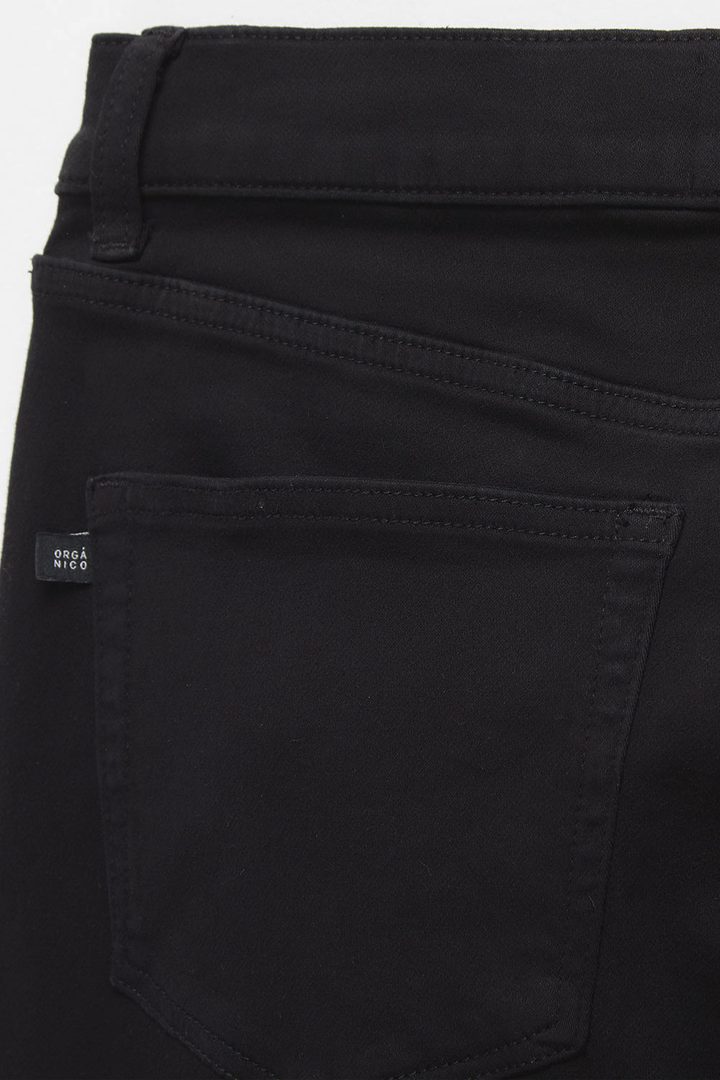 Pantalón Lanz Orgánico Negro Hombre
