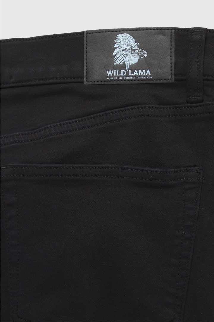 Pantalón Lanz Orgánico Negro Hombre