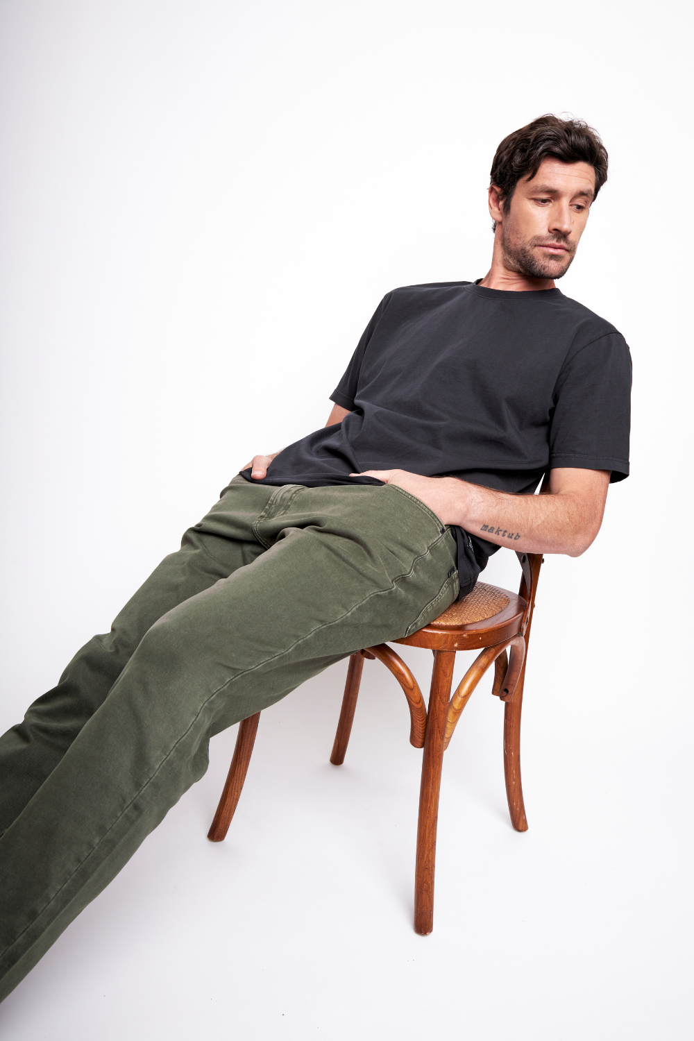 Pantalón Lanz Orgánico Verde Hombre