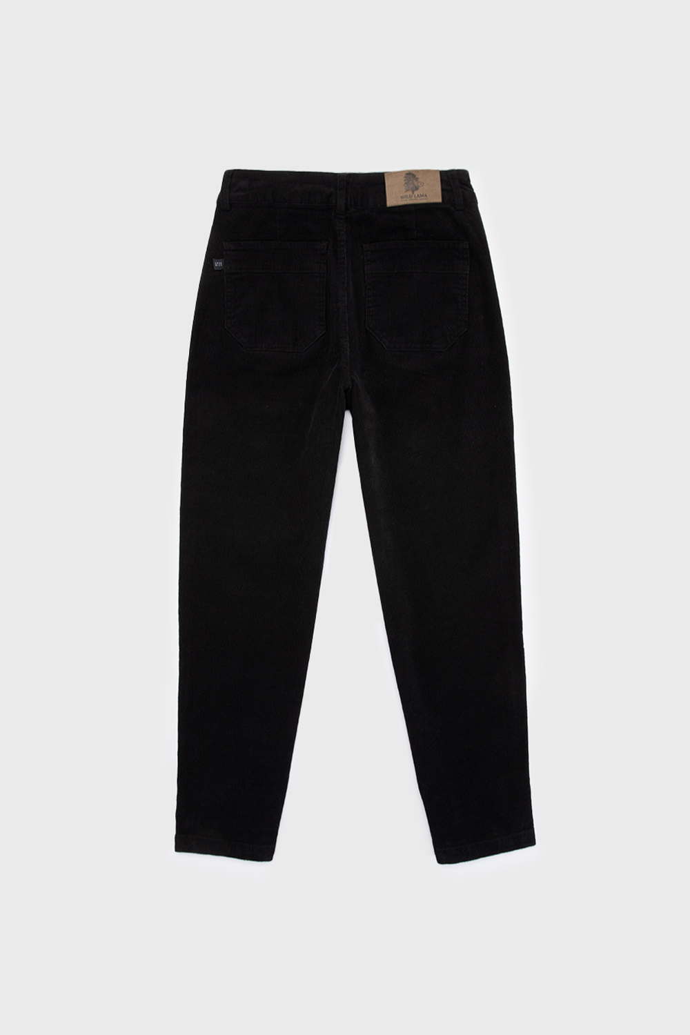 Pantalón Zela Cotelé Orgánico Negro Mujer