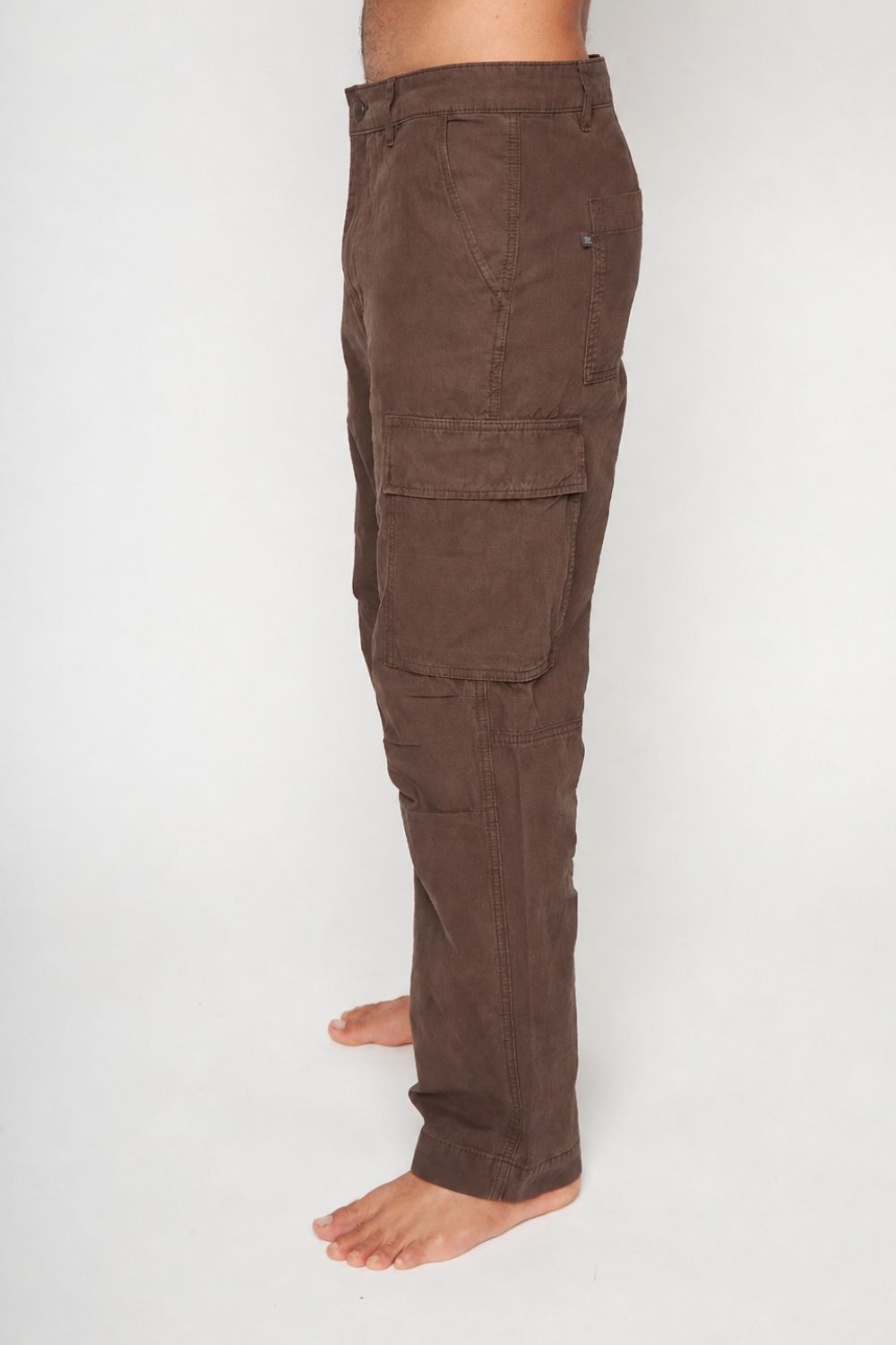 Pantalón Cargo Evan Orgánico Café Hombre
