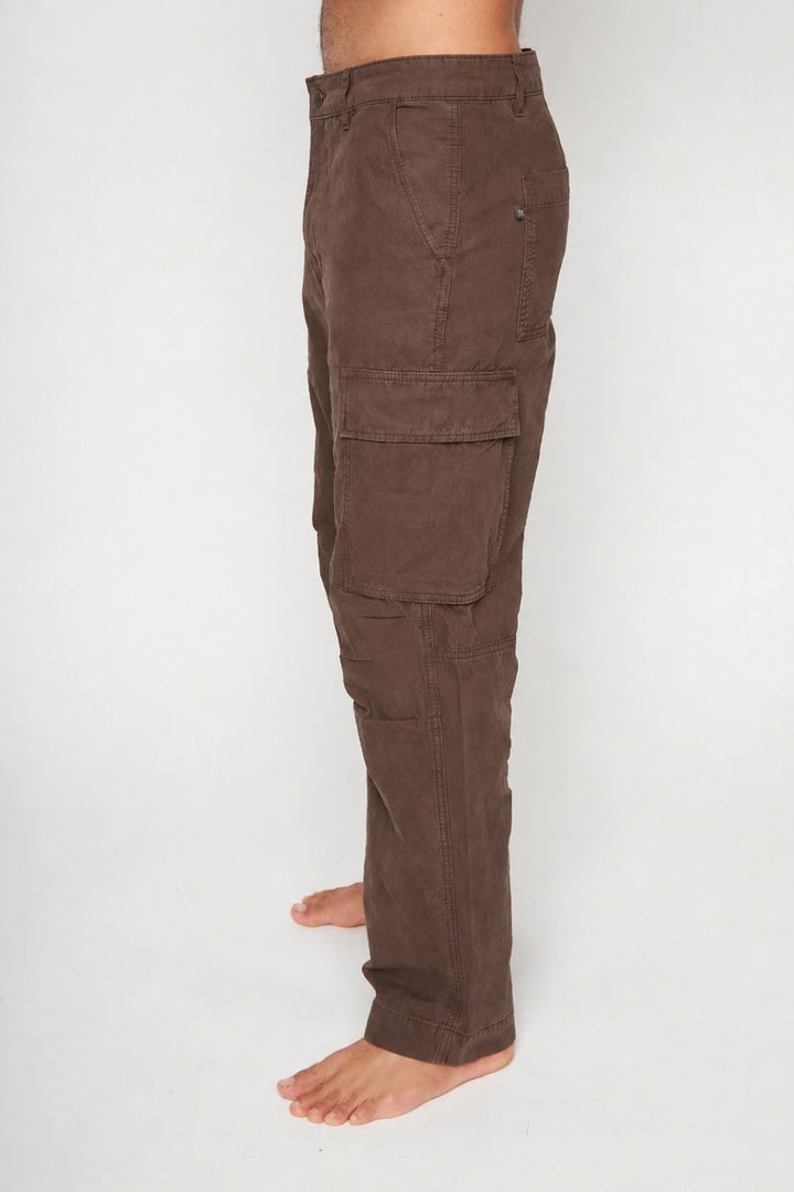 Pantalón Cargo Evan Orgánico Café Hombre