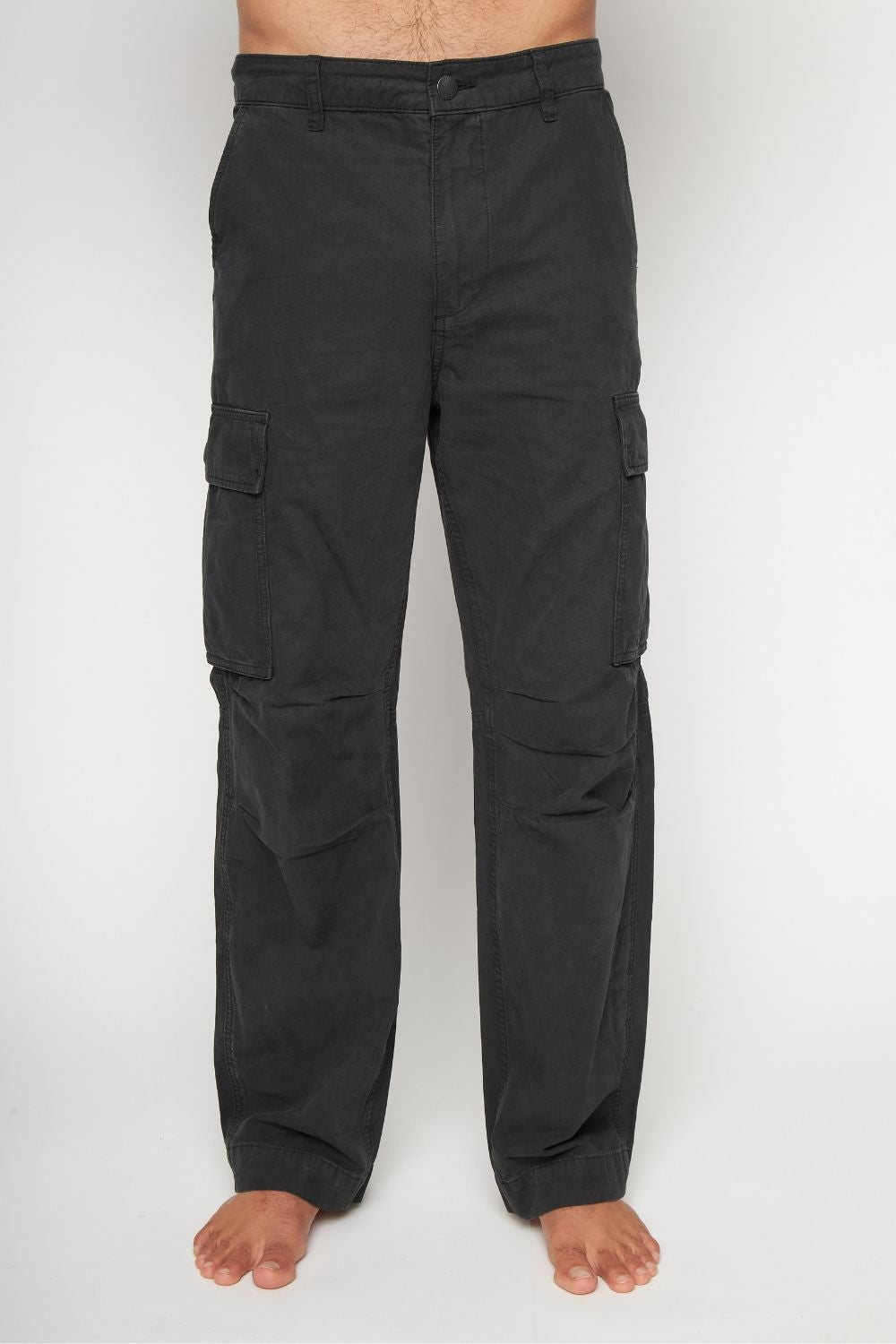 Pantalón Cargo Evan Orgánico Negro Hombre