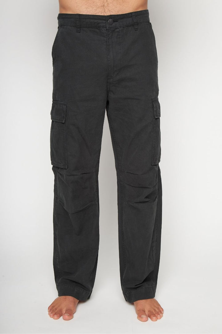 Pantalón Cargo Evan Orgánico Negro Hombre