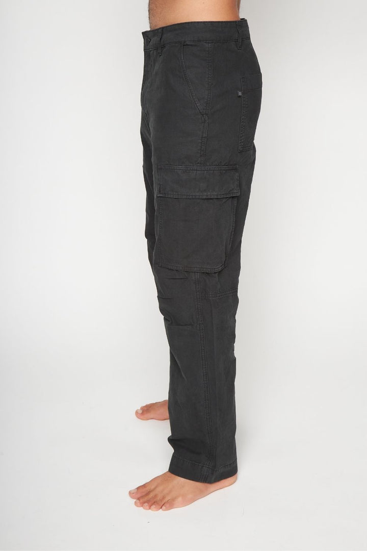 Pantalón Cargo Evan Orgánico Negro Hombre