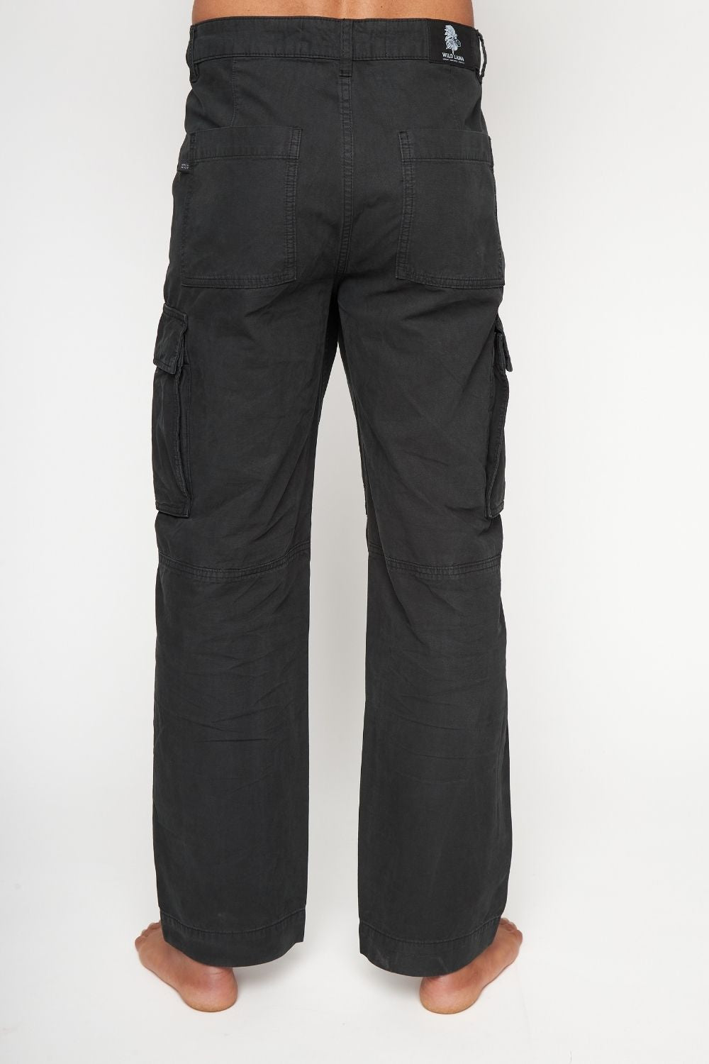 Pantalón Cargo Evan Orgánico Negro Hombre