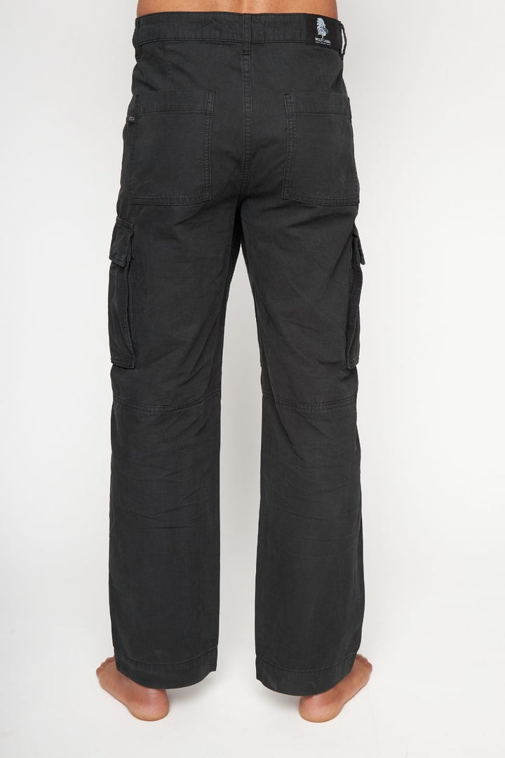 Pantalón Cargo Evan Orgánico Negro Hombre
