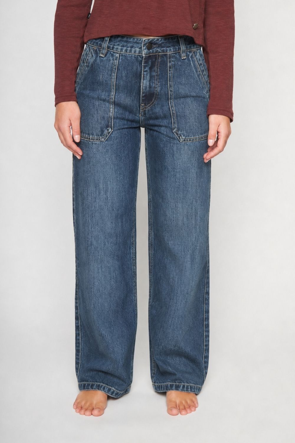 Pantalón Nyra Orgánico Denim Mujer