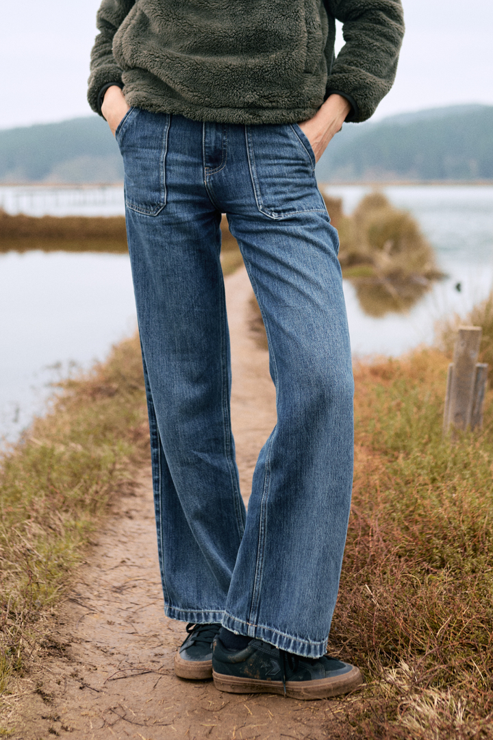 Pantalón Nyra Orgánico Denim Mujer