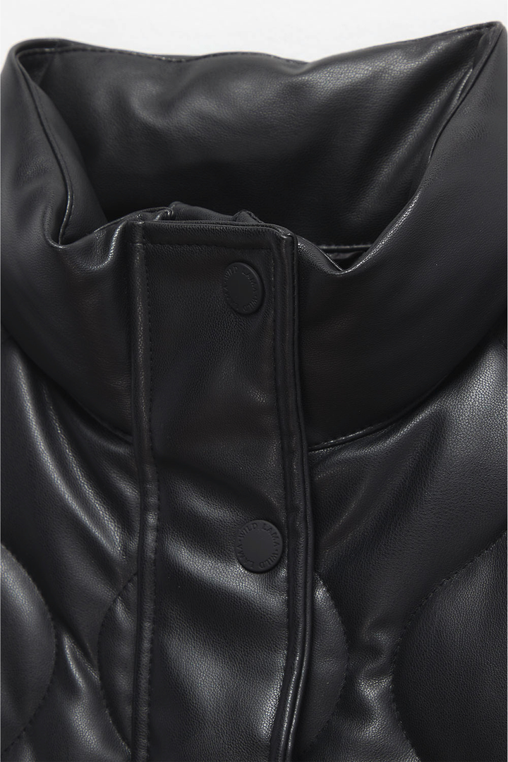 Parka Aines Reciclada Negra Mujer