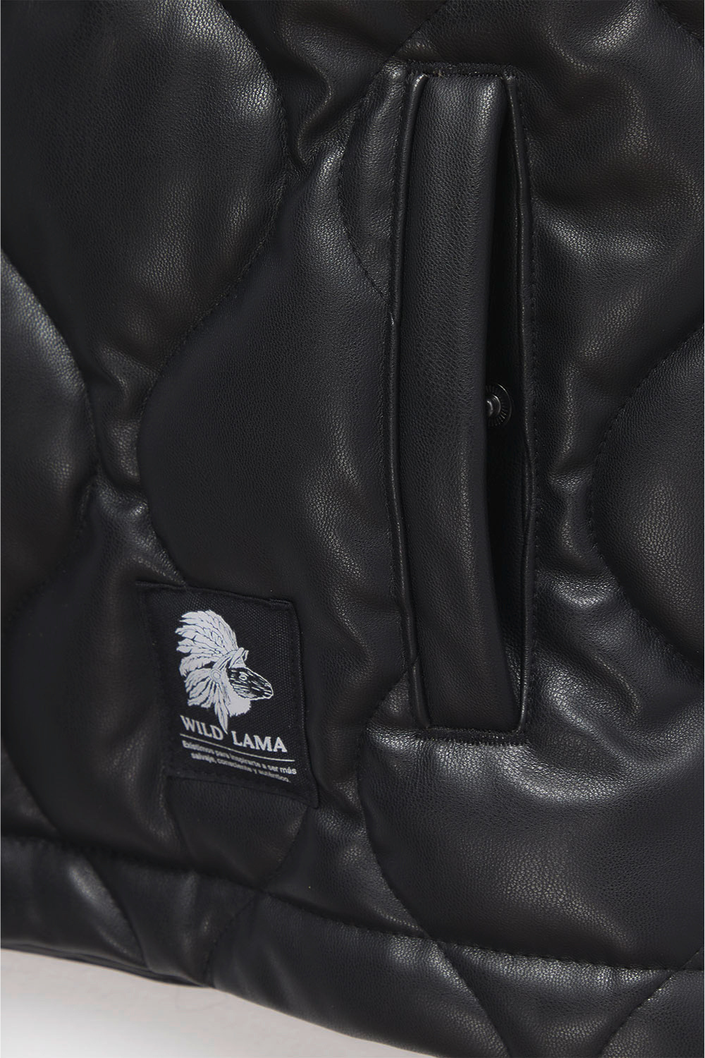 Parka Aines Reciclada Negra Mujer