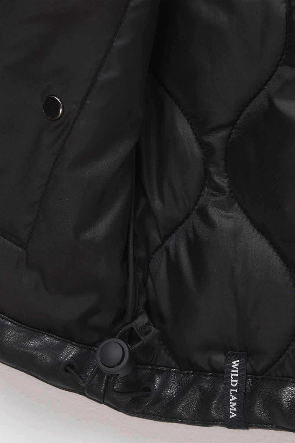 Parka Aines Reciclada Negra Mujer