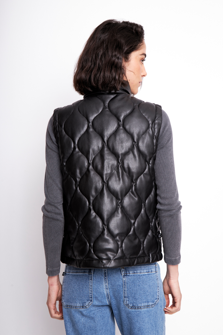 Parka Aines Reciclada Negra Mujer