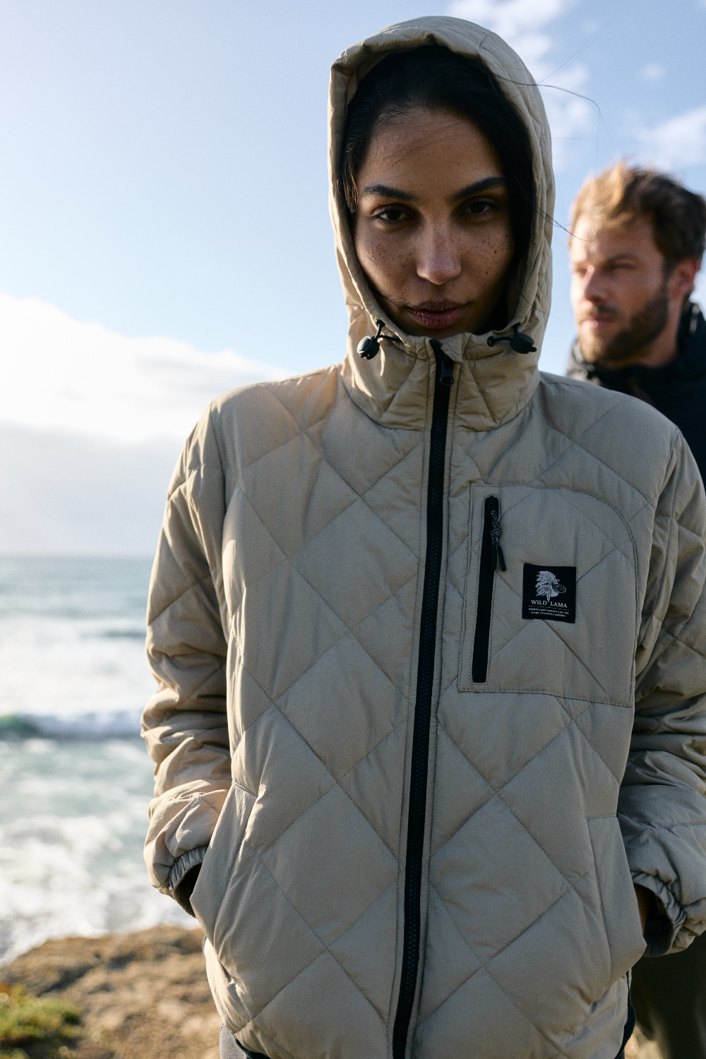 Parka PrimaLoft® Compactable Alira Reciclada Beige Mujer
