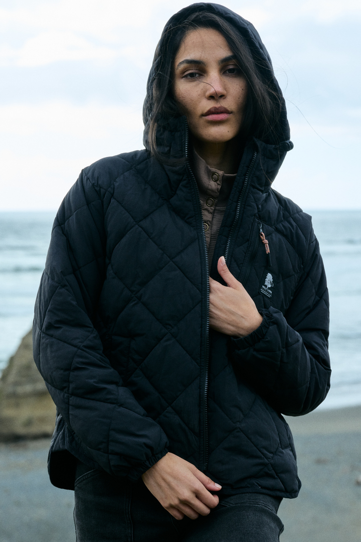 Parka PrimaLoft® Compactable Alira Reciclada Negra Mujer