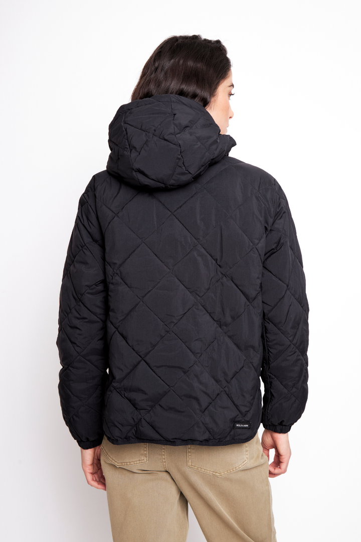 Parka PrimaLoft® Compactable Alira Reciclada Negra Mujer