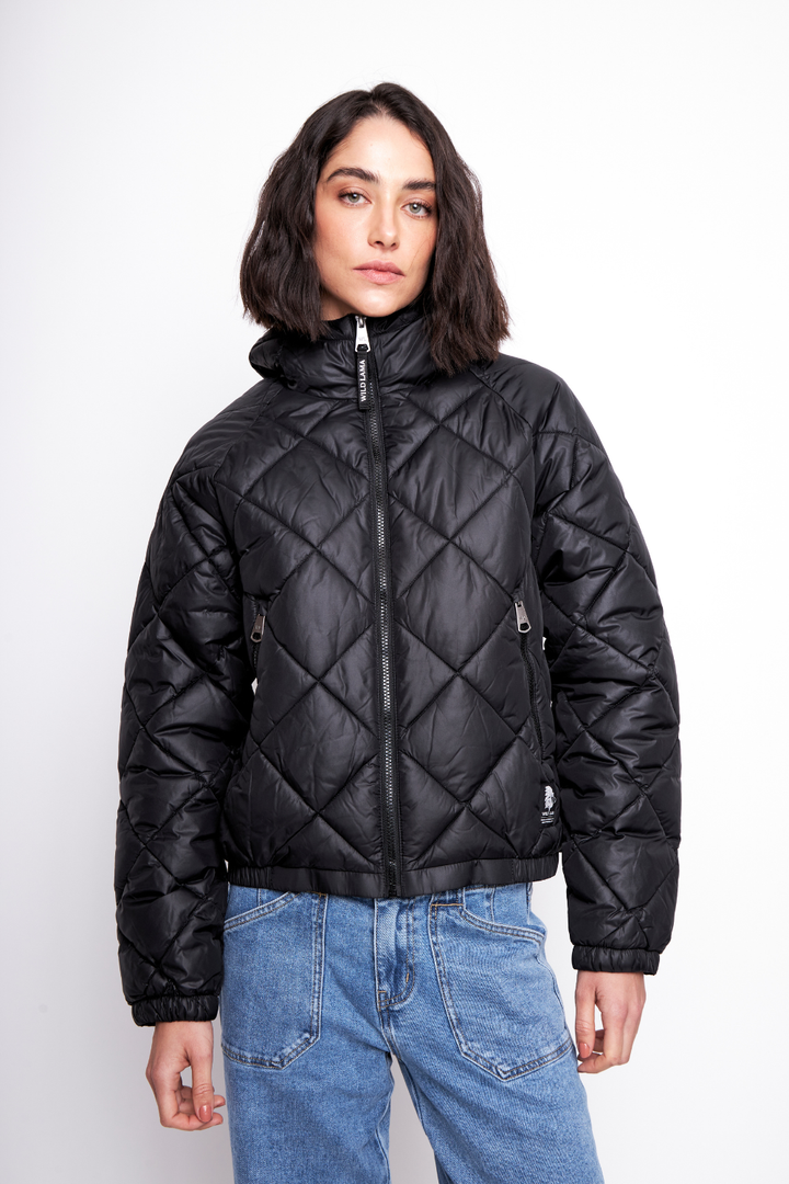 Parka Aure Reciclada Negra Mujer