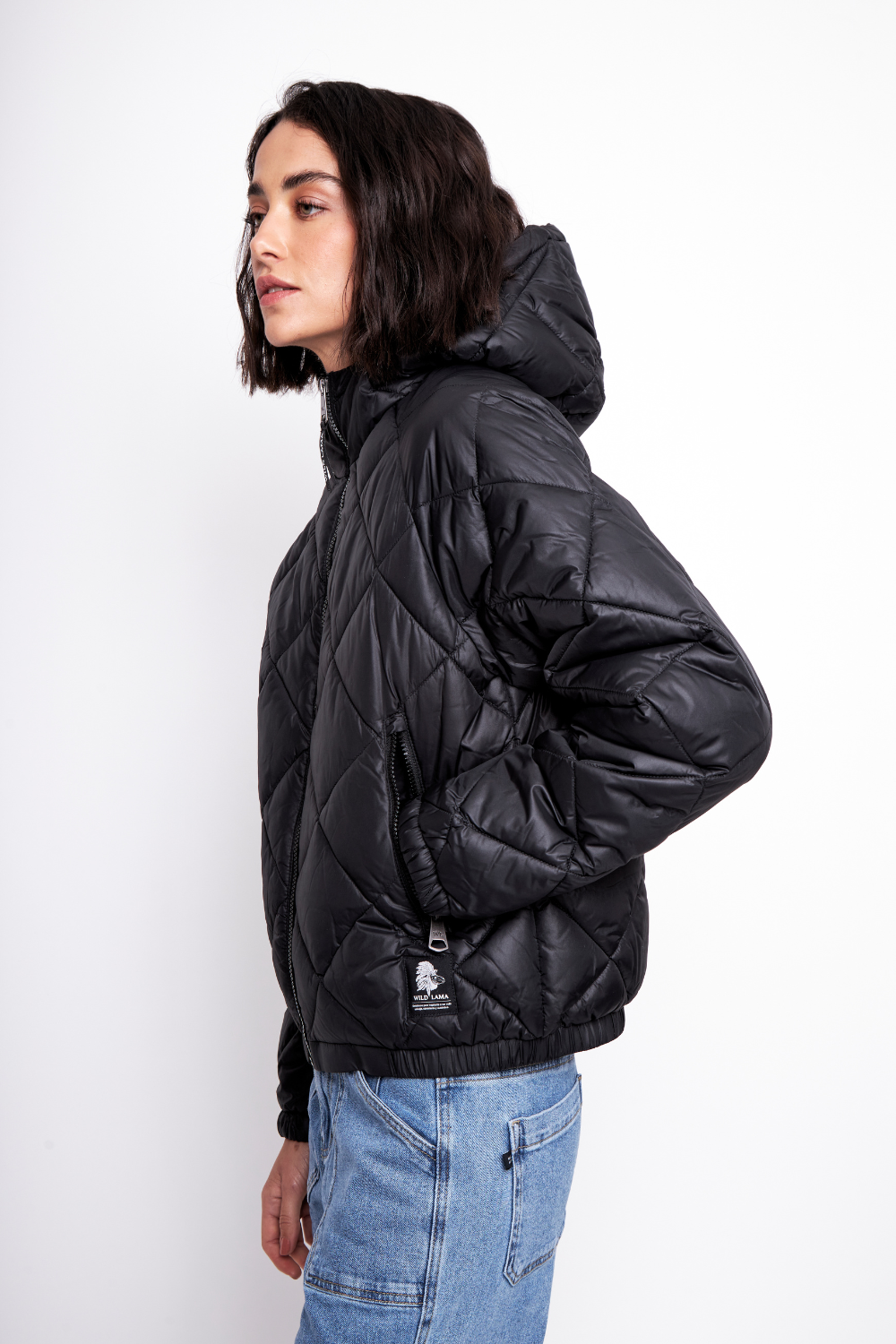 Parka Aure Reciclada Negra Mujer