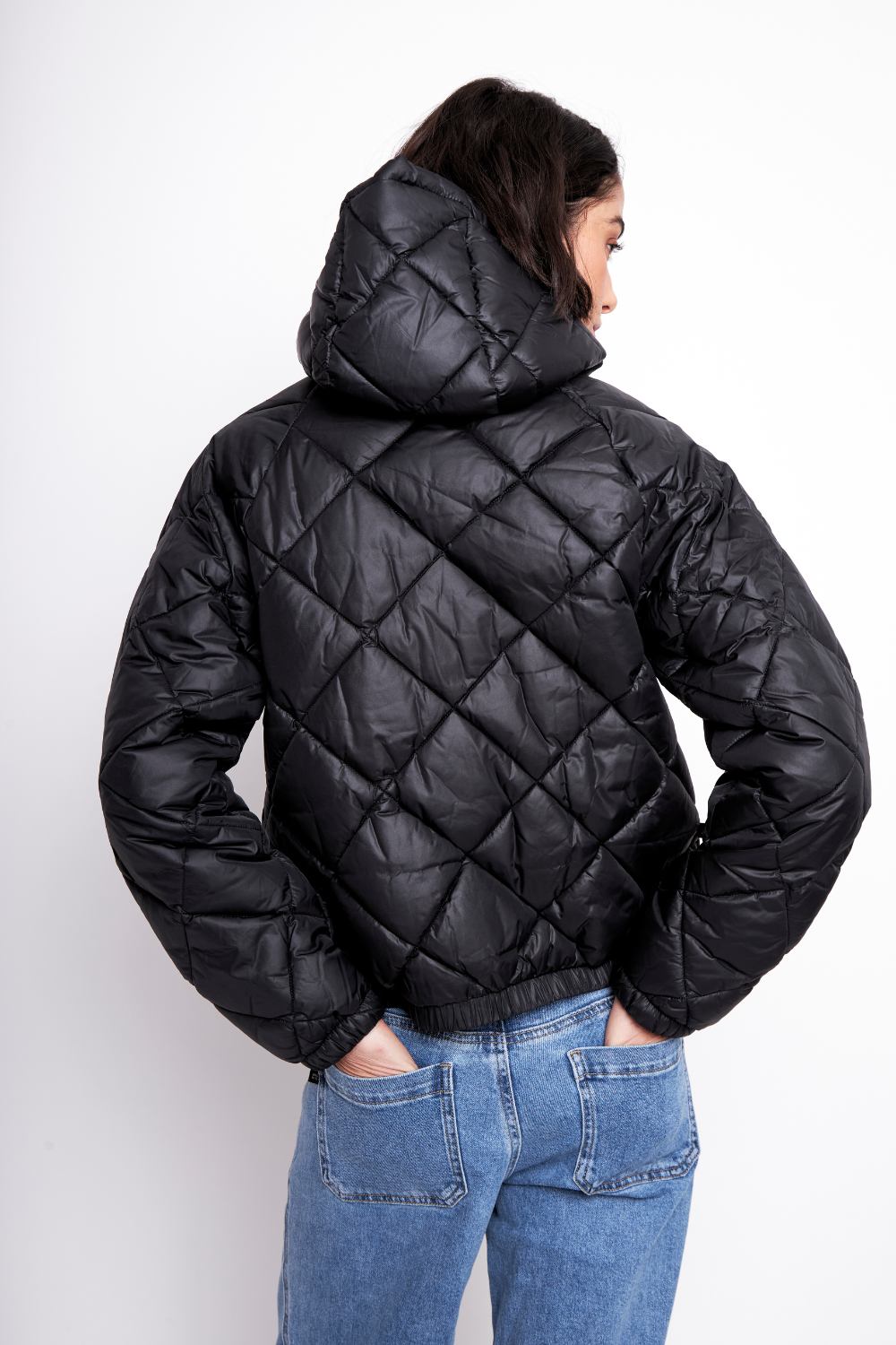 Parka Aure Reciclada Negra Mujer