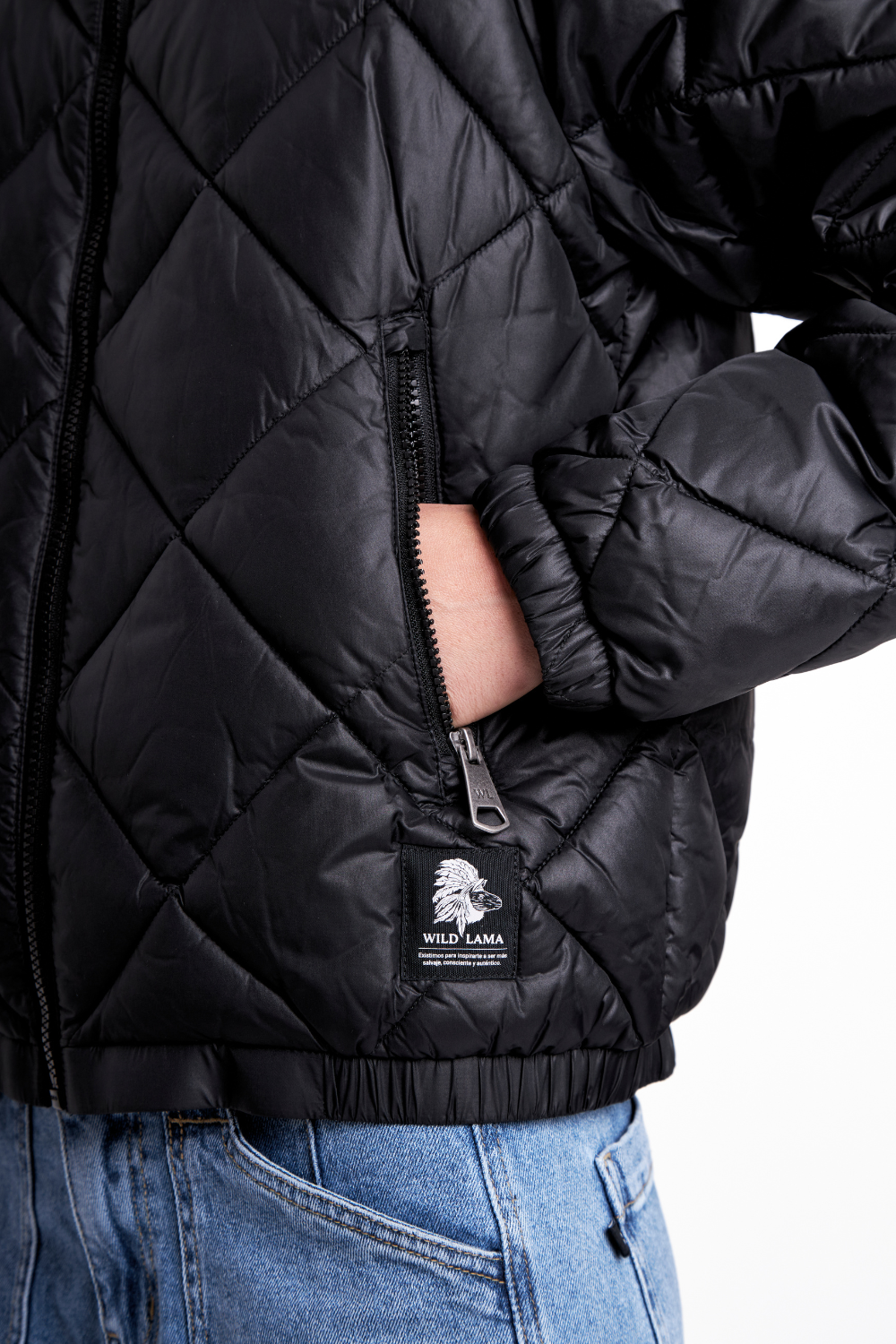 Parka Aure Reciclada Negra Mujer