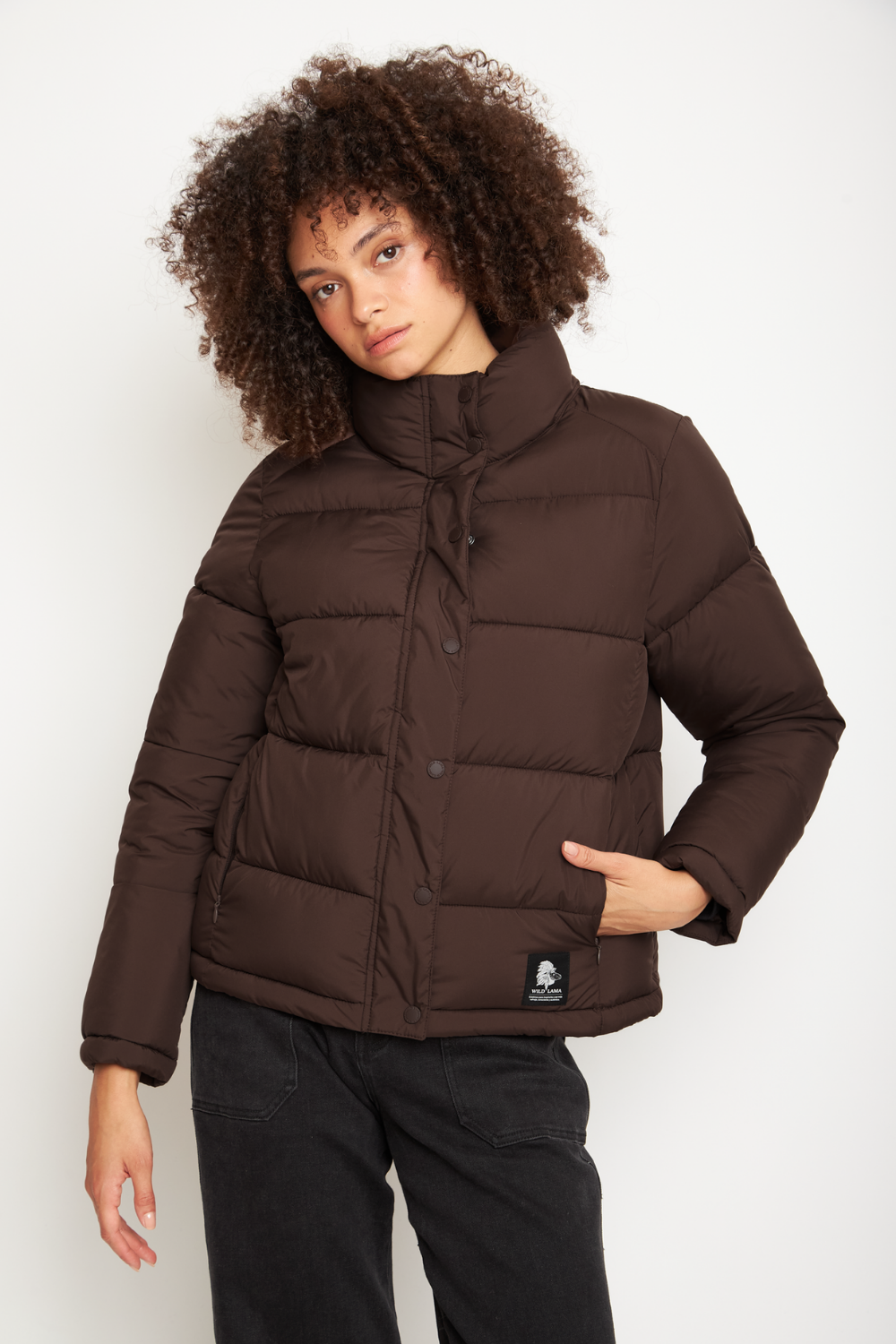 Parka Essential Reciclada Café Mujer