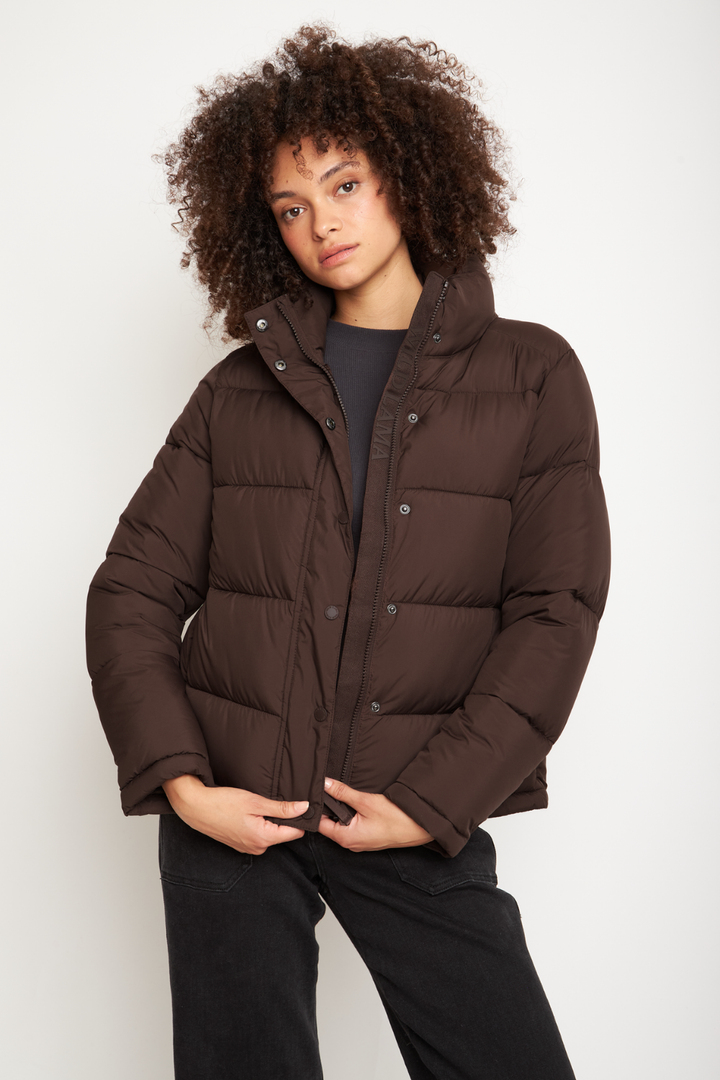 Parka Essential Reciclada Café Mujer